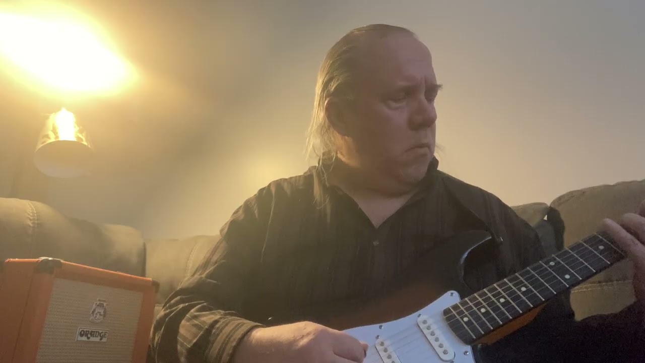 Over the hills and far away . On Orange Crush amp . Clean sound no distortion 
