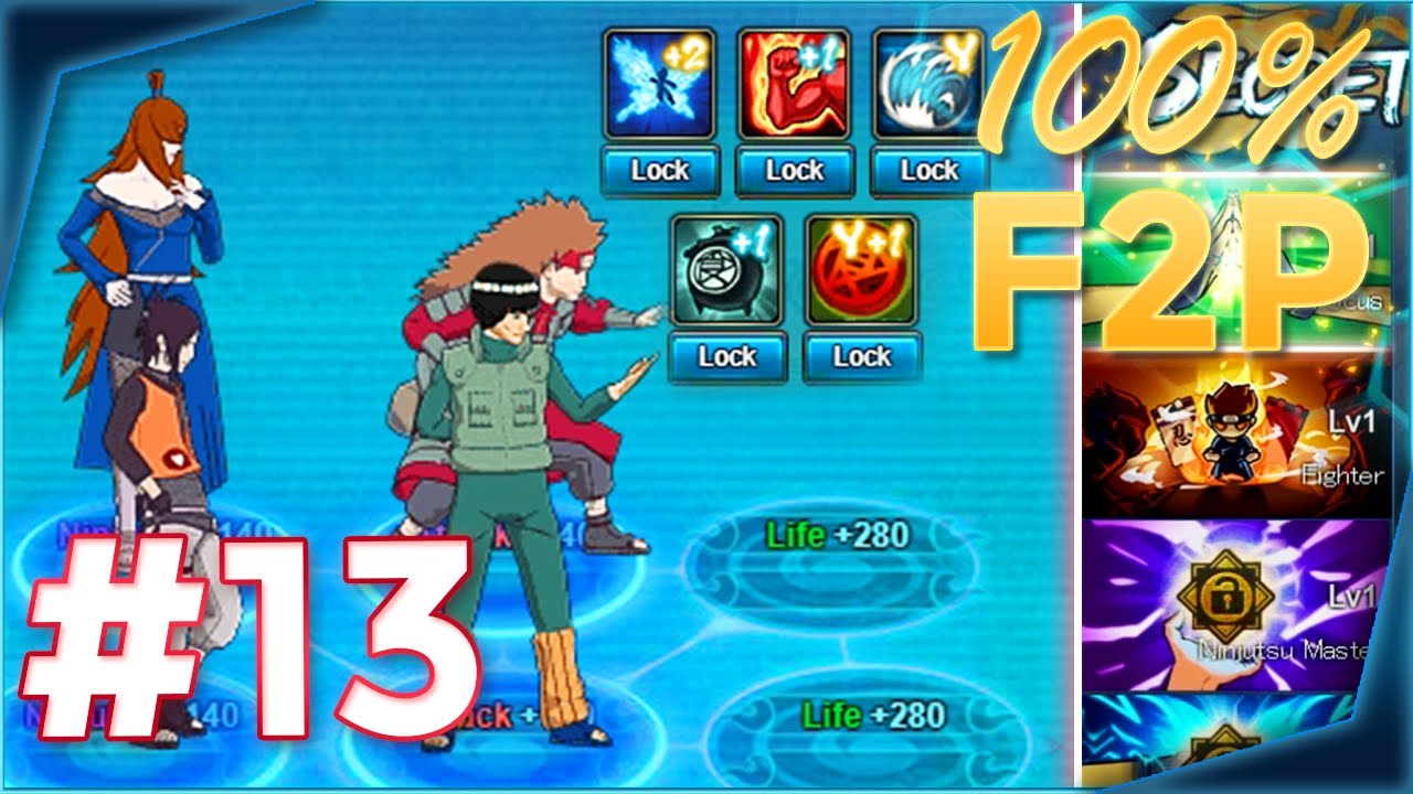 NOWY TEAM, POWER UP I DARMOWA MOC (70 LEVEL)  - #13 Naruto Online F2P