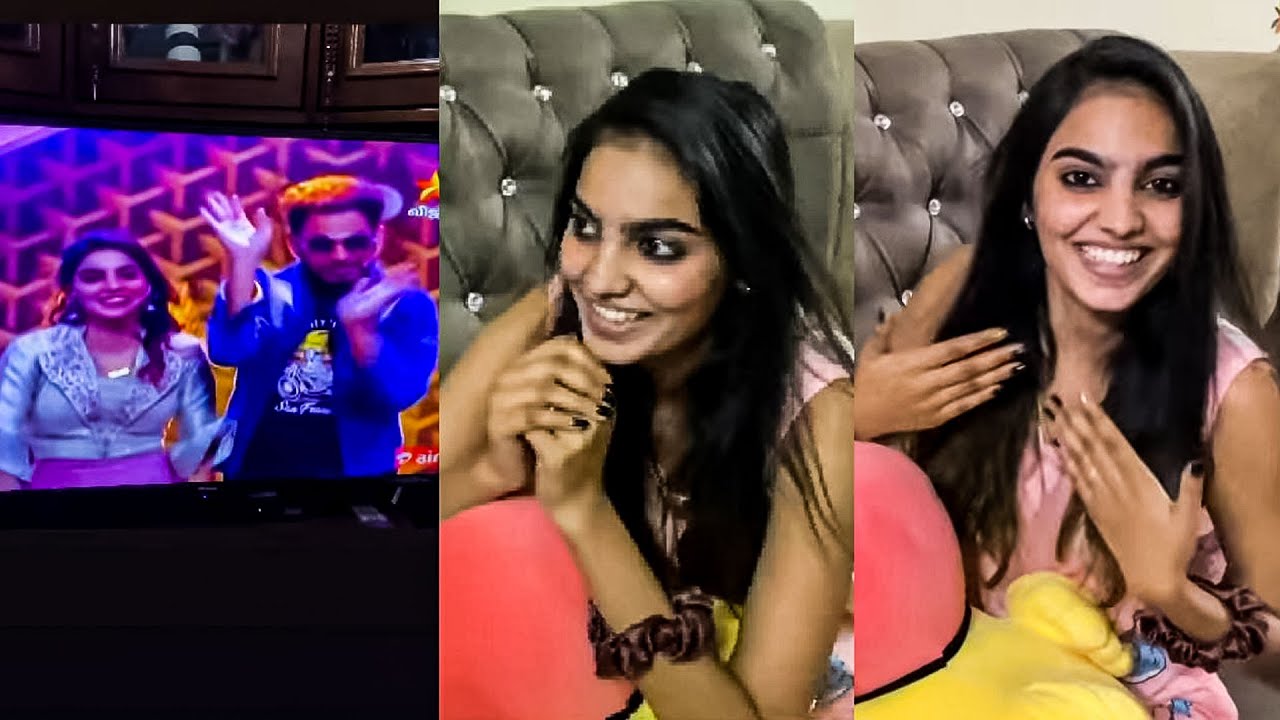 Cook With Comali Sheethalclarin Watching 1st Episode With Family - Season 3 New Comali Banglore Girl
