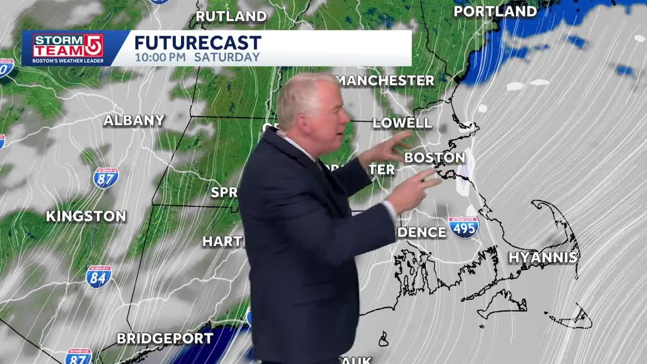 Video: Cold, windy evening ahead of weekend snow