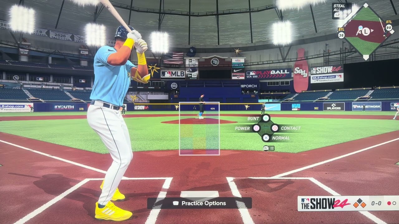 MLB the show 24 Tampa Bay Rays Practice ￼