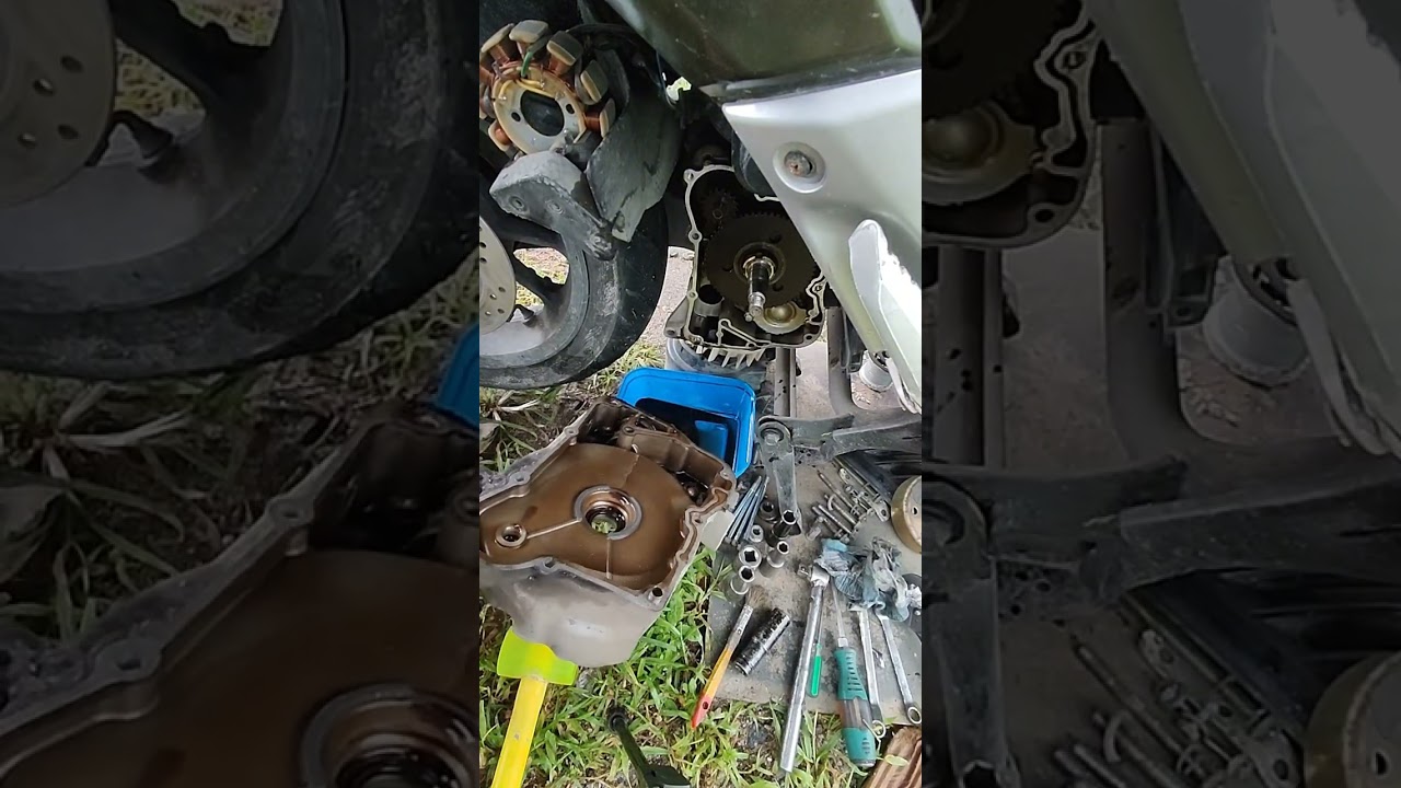 Checking bendix drive starter and oil pump chain easy ride 150n