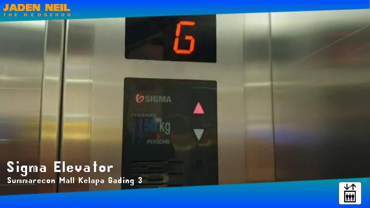 Sigma Elevator At Summarecon Mall Kelapa Gading Building (Mall 3)