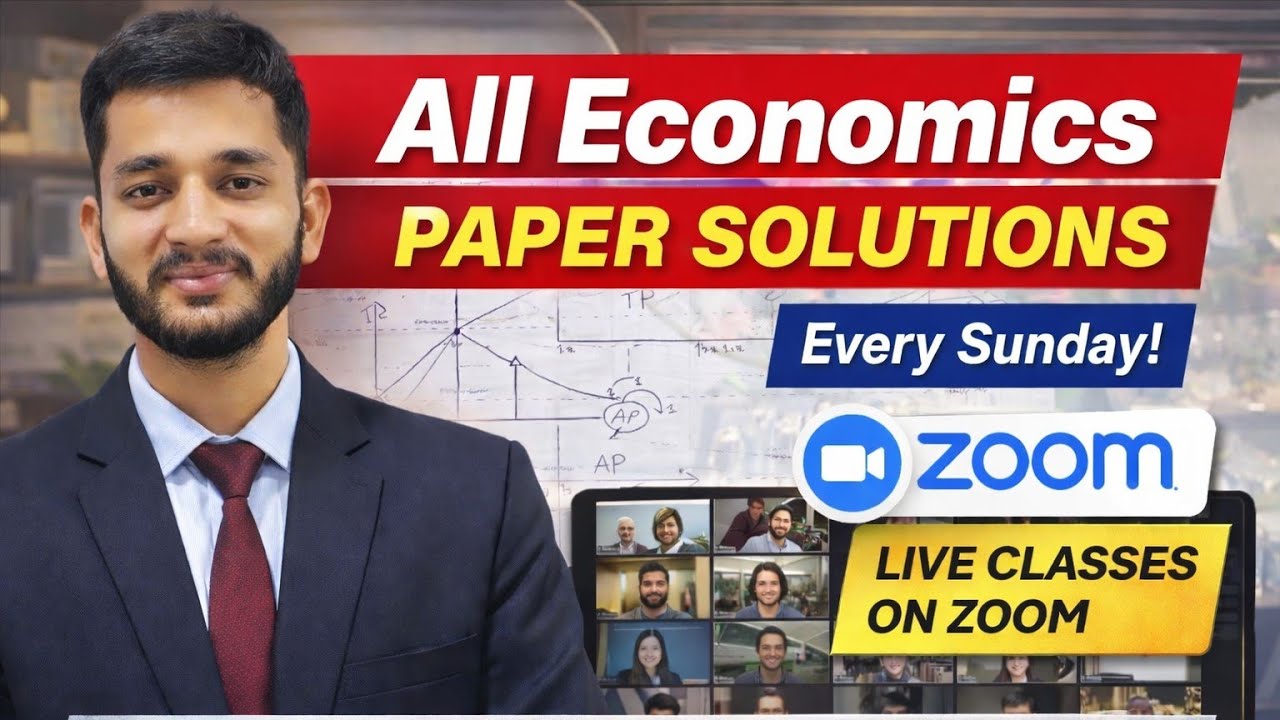 HTET Economics paper Solutions 2025. Zoom classes