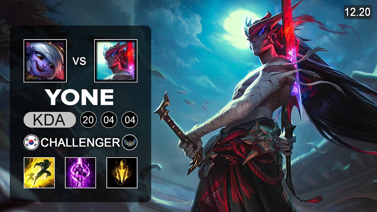 Yone vs Tristana Top - KR Grandmaster - Patch 12.20 Season 12