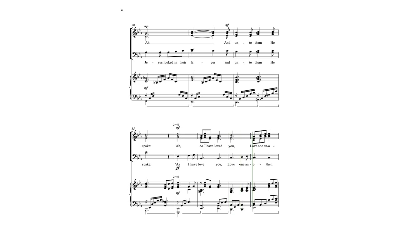 Love One Another ©2026 by Luacine Clark Fox ©1961/1989 • Arranged by David Len Allen  ©1999/2026