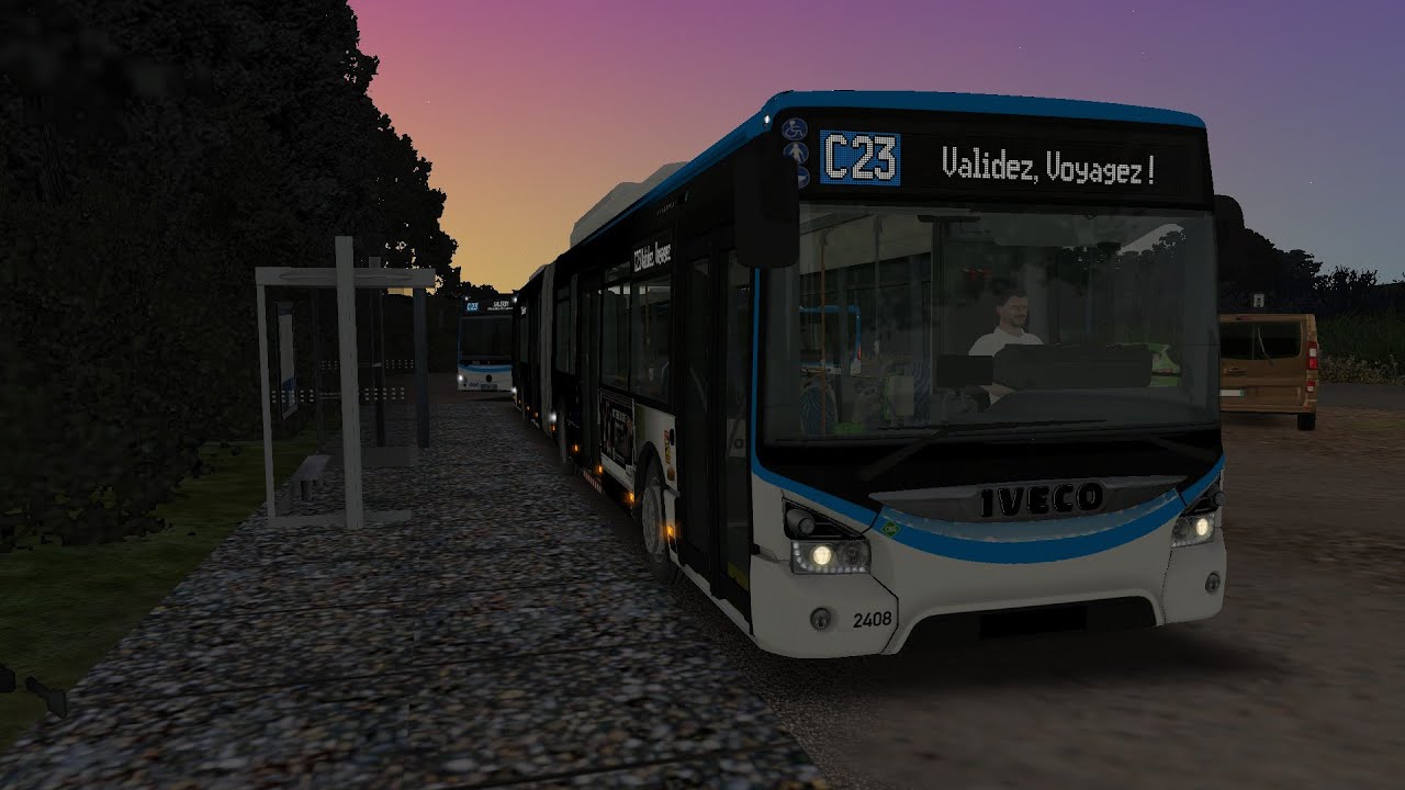 [OMSI 2] SAINT SERVAN LIGNE C23 MENDES FRANCE - JARDIN DES VALAQUES (KICK DOWN) EN IVECO C9
