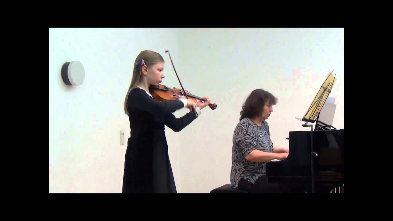 Tjada Geige 10 Jahre Alfred Schnittke "Suite im alten Stil" für Violine und Klavier 1972