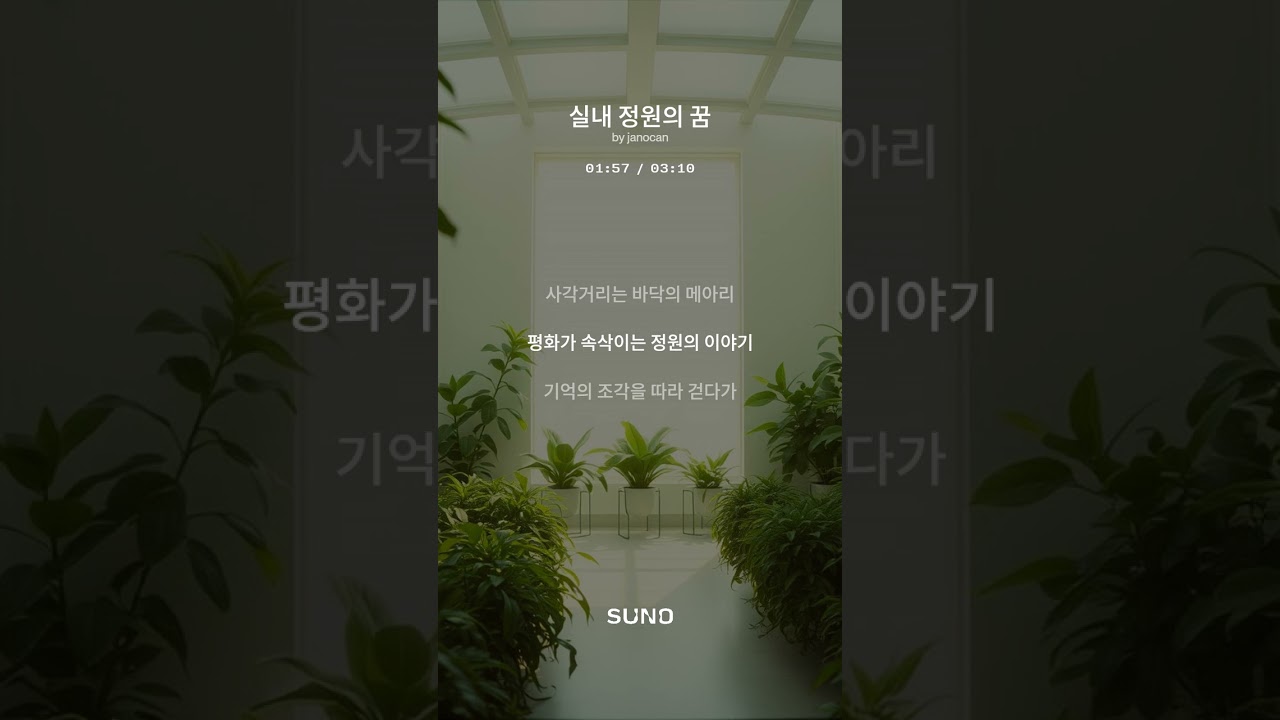 실내 정원의 꿈