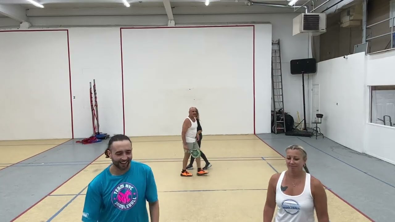 Paddleball- Charlene & Paul vs Karen & Frankie 3.11.26