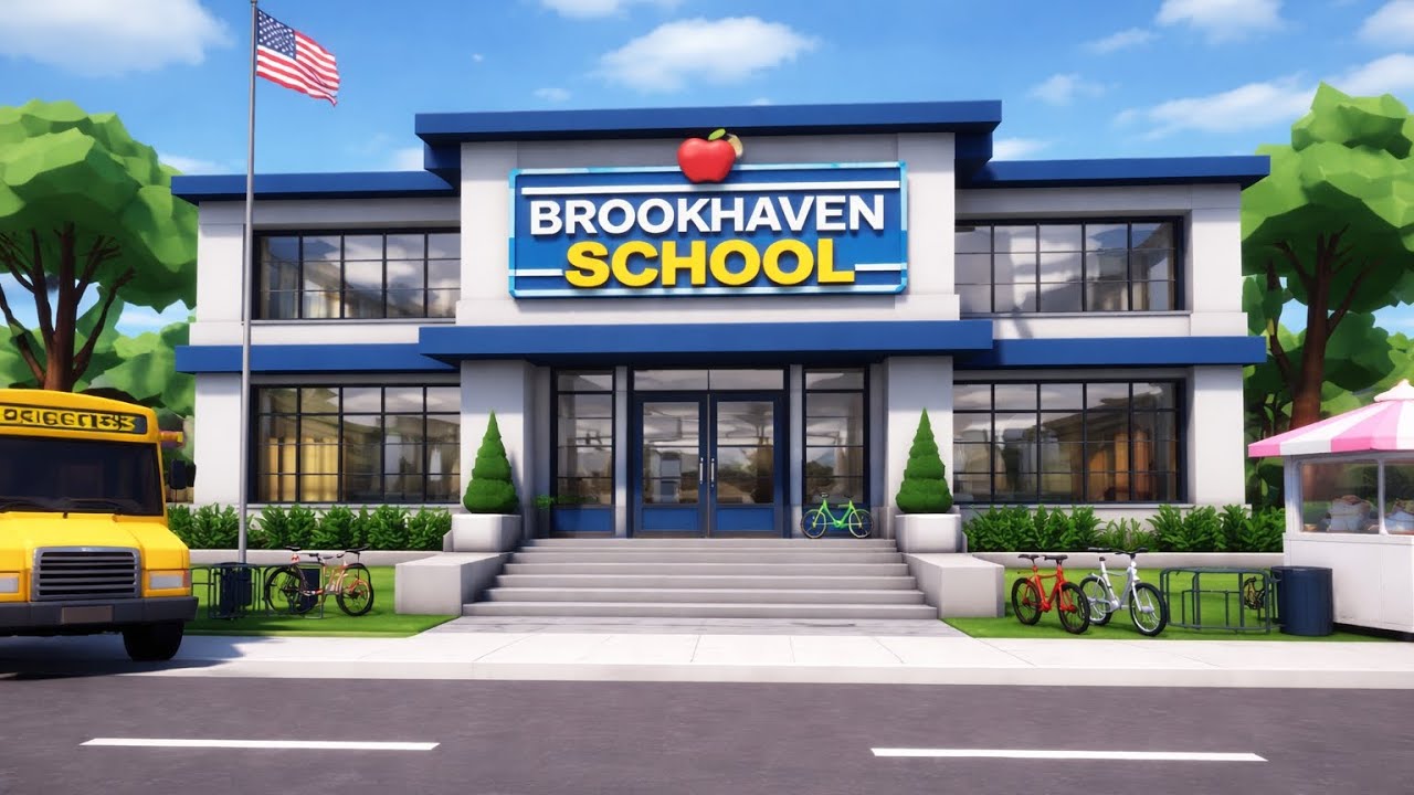 I crash my car then school RP (Brookhaven RP)