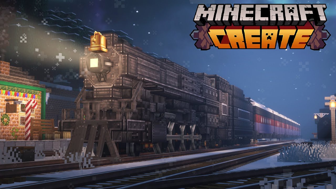 Мы обновили POLAR EXPRESS с помощью Create Mod! 🎅 | Учебное пособие по поезду