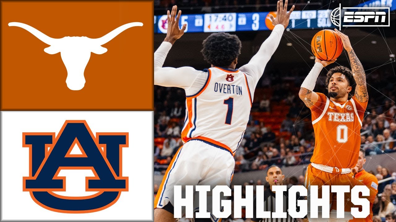 Texas Longhorns vs. Auburn Tigers | Full Game Highlights | ESPN College Basketball