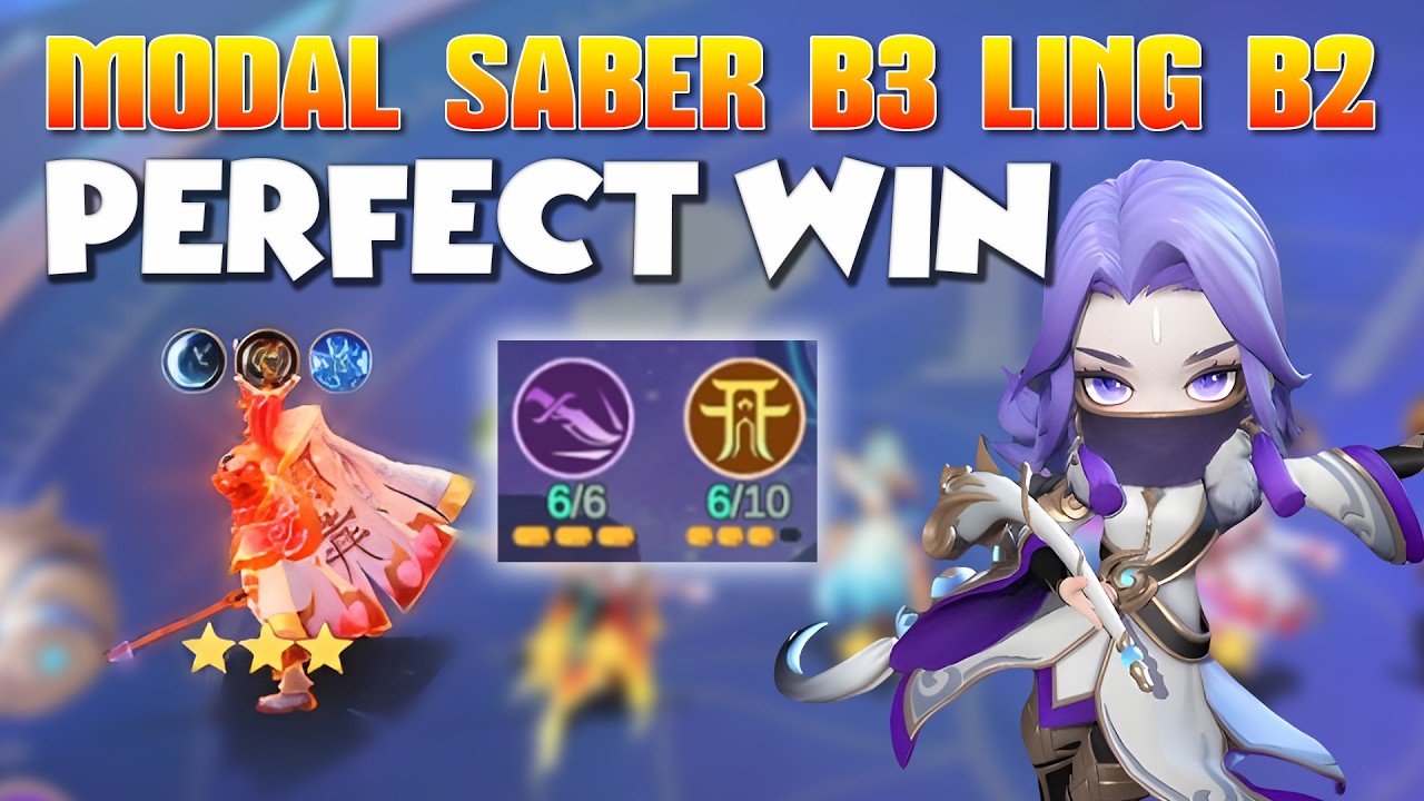 PERFECT WIN DI AWAL SEASON! SABER B3 LING B2!