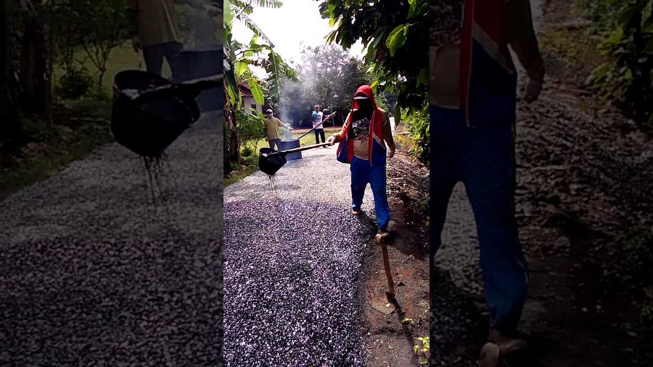 Pembuatan jalan lapen 3