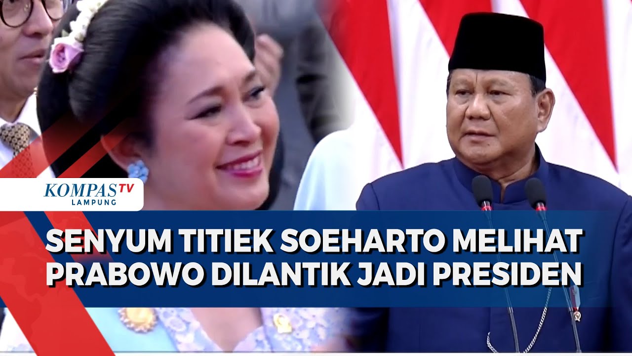 Senyum Titiek Soeharto saat Anggota Parlemen Teriak 'Prabowo' di Pelantikan Presiden RI
