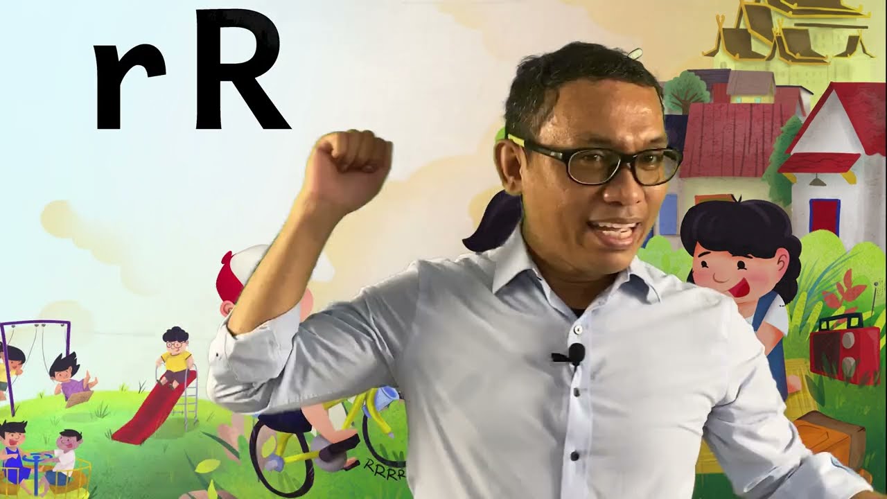 Belajar Bunyi Huruf R dengan Pak Guru Jean! 🛞🚲📚