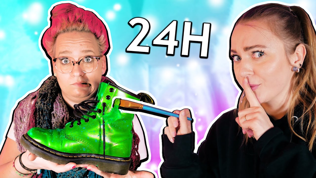 24 STUNDEN DIY CUSTOMIZE I Alles was wir finden! Challenge Eva Vs. Bianca