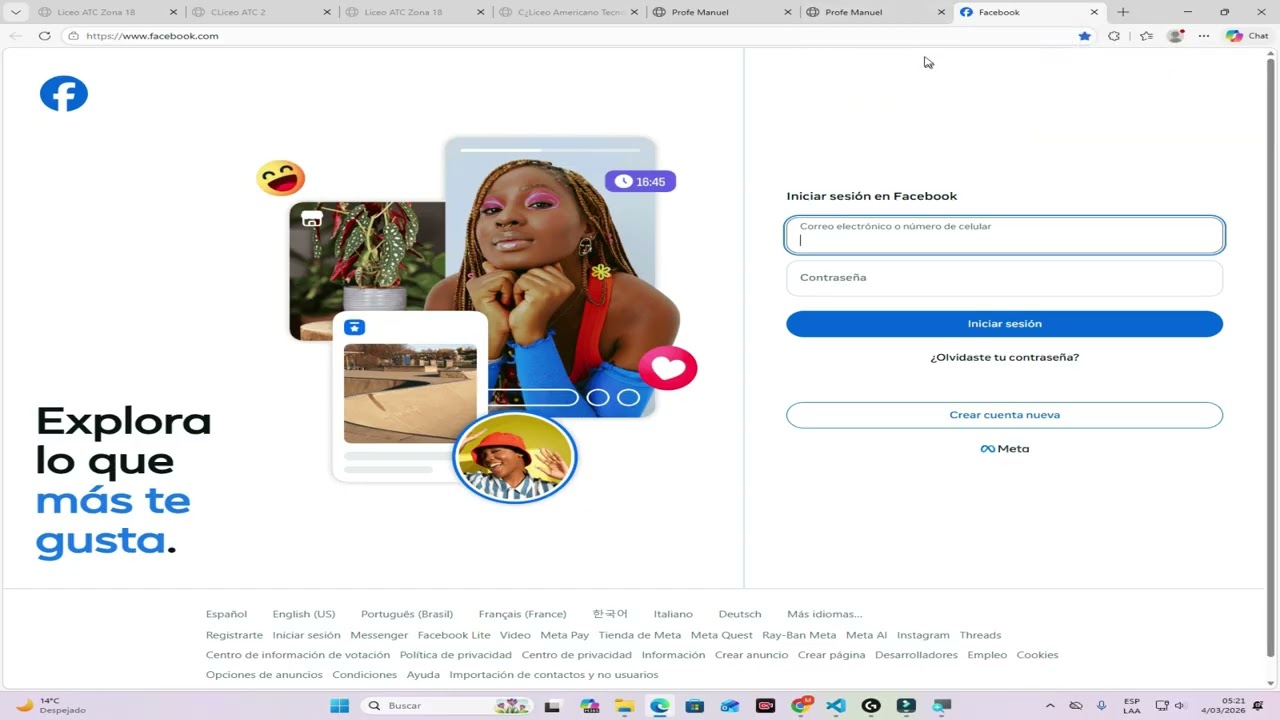 Ejercicio 6 Agregar Footer con iconos y link en Visual Studio Code HTML