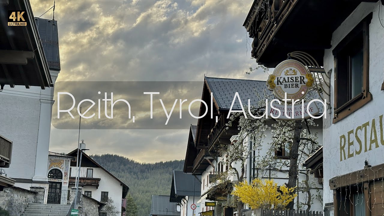 A Walk Through Reith, Tyrol in 4K  🇦🇹 | Hidden Gem of the Austrian Alps