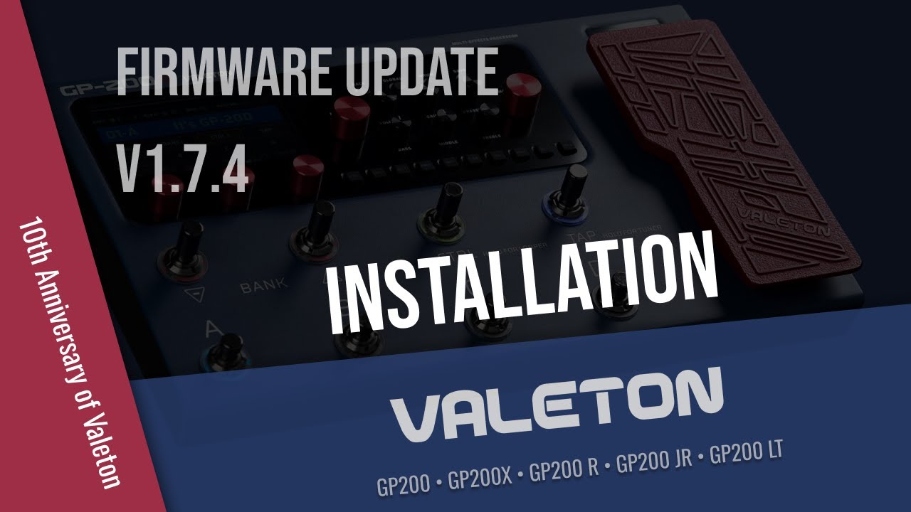 STEPS To Install A Firmware ⚡️Valeton GP 200 😲