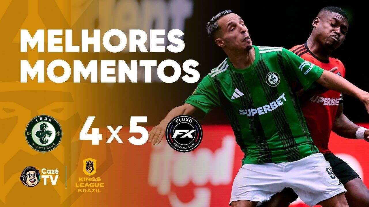MELHORES MOMENTOS: LOUD 4 X 5 FLUXO | KINGS LEAGUE BRASIL 2026 | 1ª RODADA