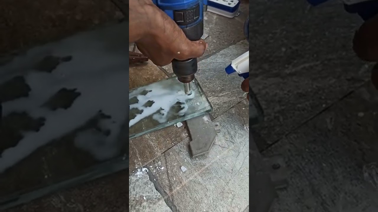 How to make hole in glass