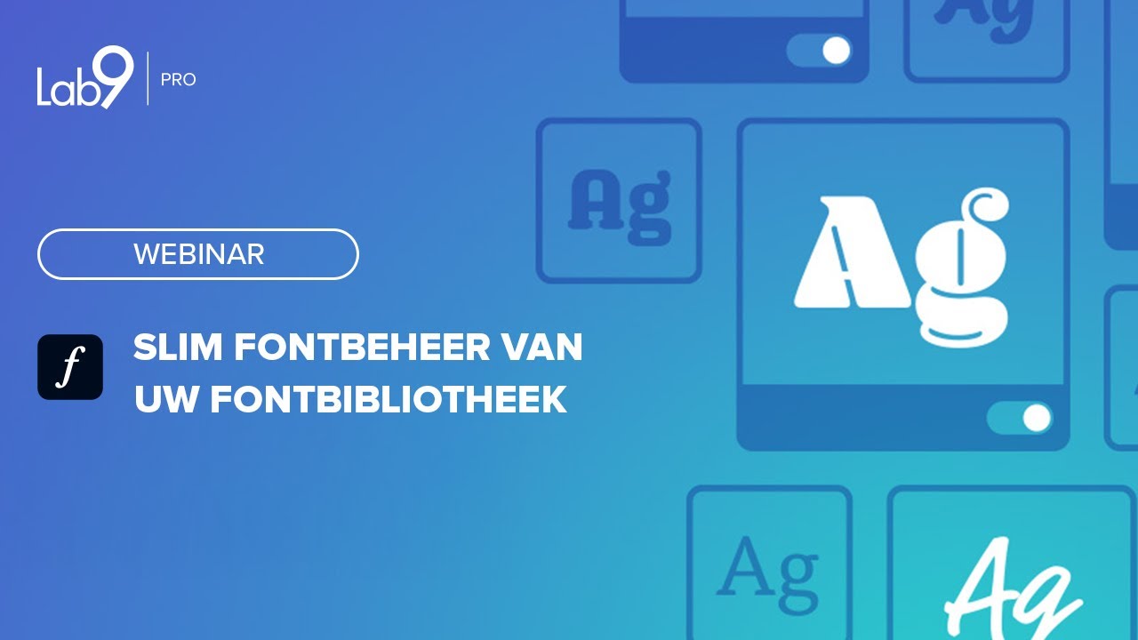Slim fontbeheer van uw fontbibliotheek