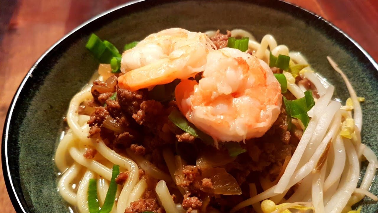 Taiwanese Shrimp and Pork Noodles 【台灣小吃】擔仔麵