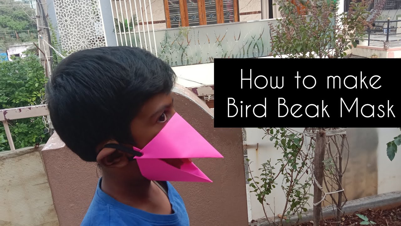 Bird Beak Mask Paper Craft for Kids -2