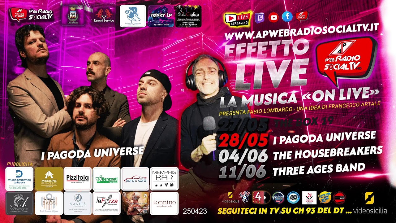 EFFETTO LIVE - I PAGODA UNIVERSE - 250528