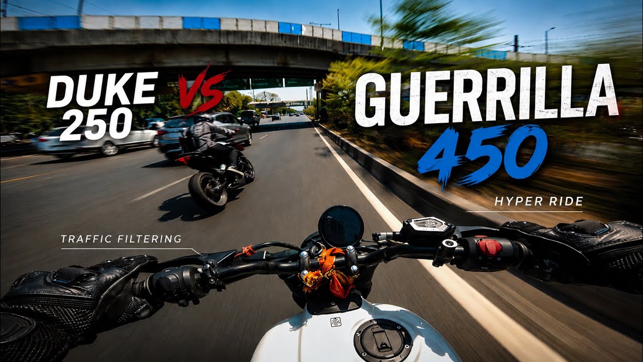 Guerrilla 450 Went CRAZY 😮&zwj;💨 | Duke 250 Race + Hyper Ride