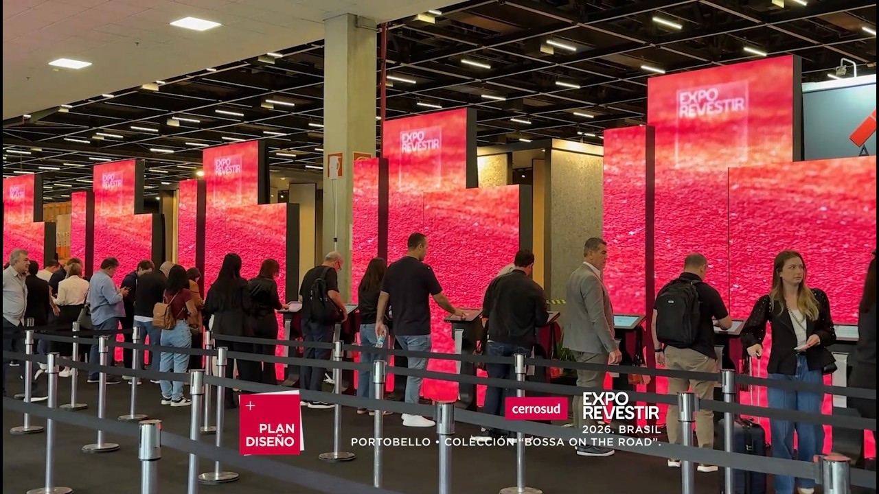 Plan Dise&ntilde;o y Cerrosud | Presentes en Expo Revestir 2026, S&atilde;o Paulo 🇧🇷