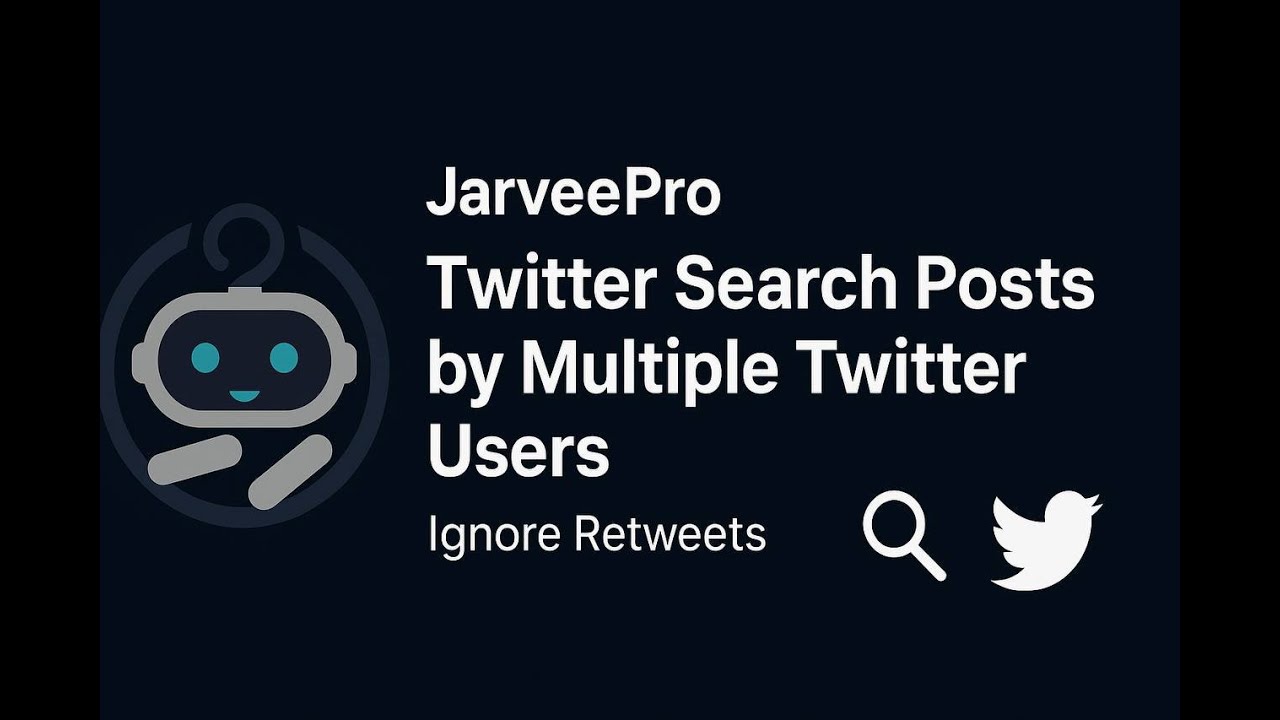 Search Twitter Posts from Multiple Twitter Users and Ignore Retweets