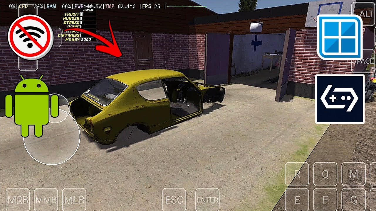 My Summer Car Android Port Winlator & GameHub Emulator - Offline Mobile/Android Gameplay