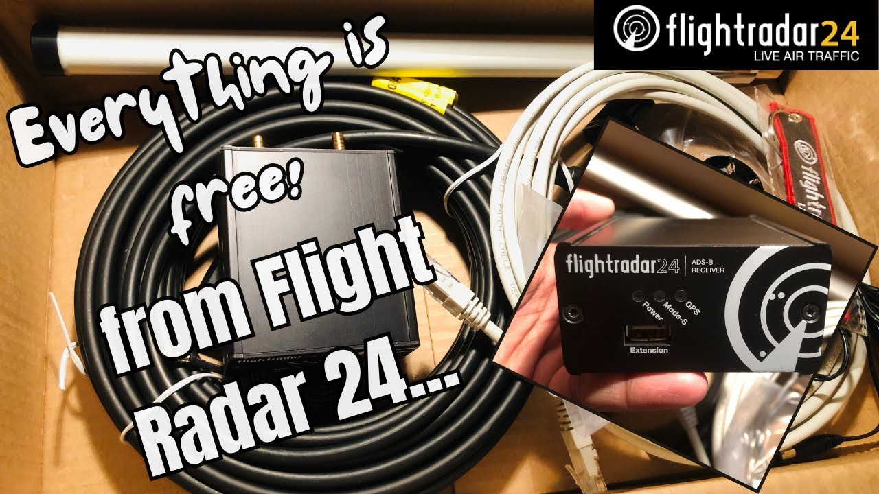 Flightradar 24's Free ADS-B Receiver Unboxing!