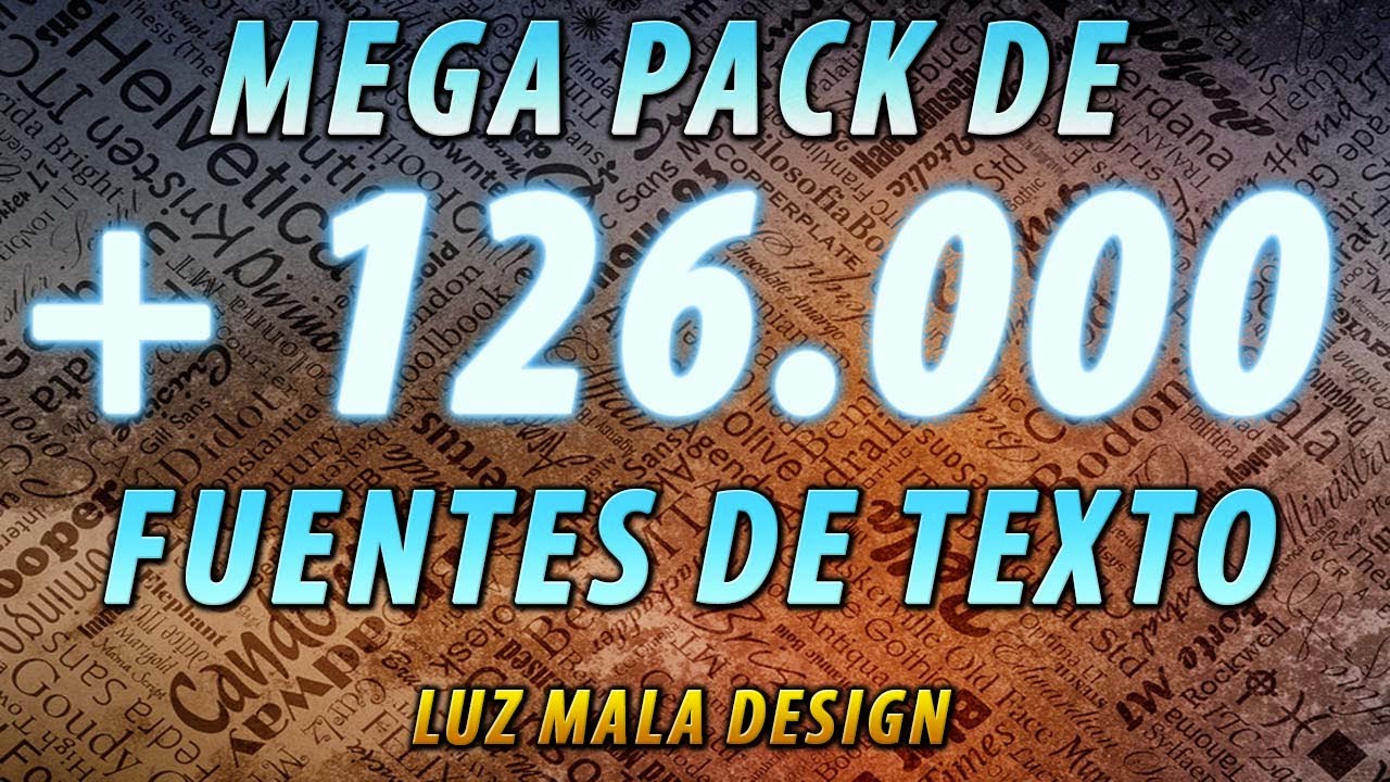 MEGAPACK DE + 126.000 FUENTES DE TEXTO DESCARGA GRATIS!  - MEGAPACK OF + 126,000 FREE TEXT FONTS!