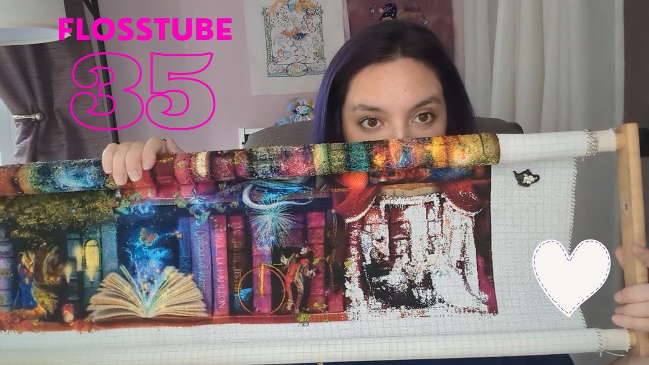 Flosstube 35 - Projects, Purple Hair, and Sleep oh my!