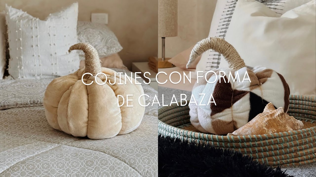 Cojines con forma de calabaza | #decoracion #halloween  #hazlotumismo #Diy | Lylo Fa