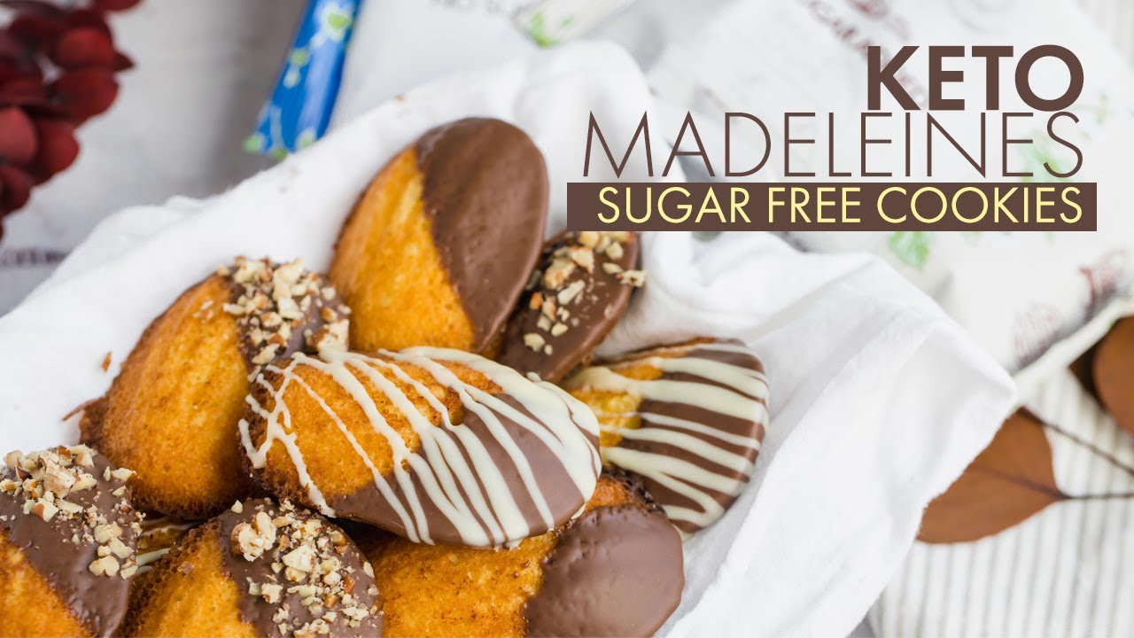 KETO Madeleines | Delicate SUGAR FREE Madeleine Cookie Recipe