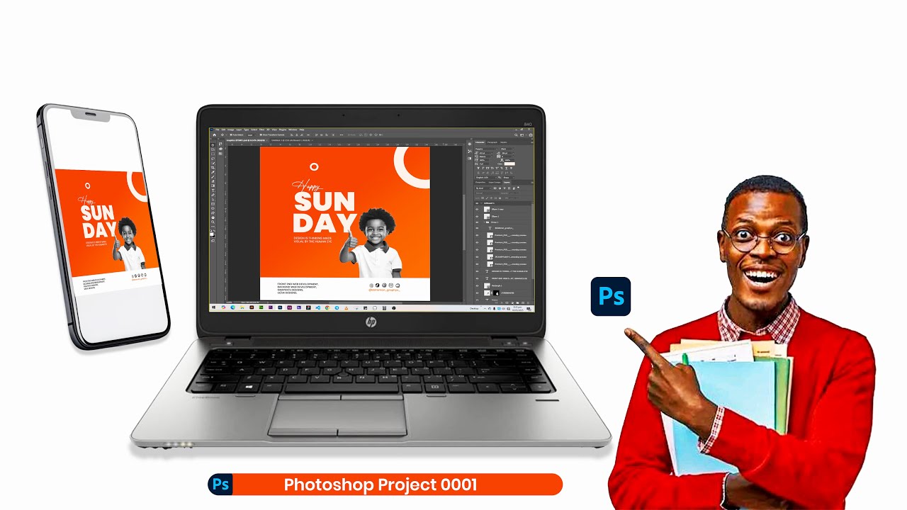 PHOTOSHOP | TUTORIAL 001 | HOW TO MAKE A SIMPLE FLYER USING PHOTOSHOP