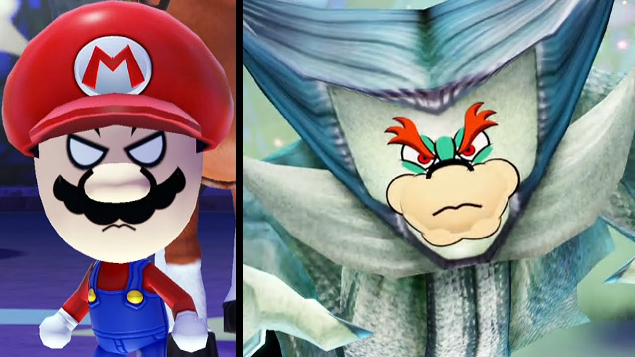 Super Mario Miitopia - Bowser, Phantom of Evil BOSS BATTLE (Switch)