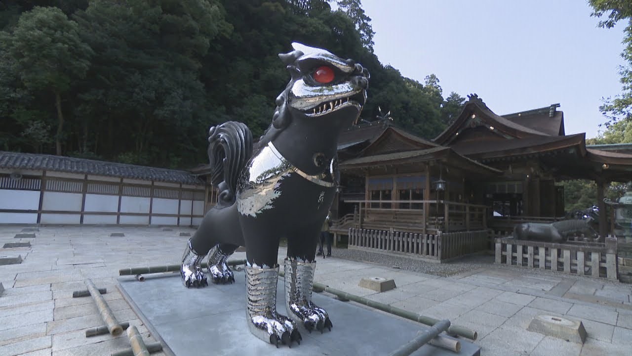 金刀比羅宮にヤノベケンジさんの「現代アート」　瀬戸芸・秋会期に合わせ　香川