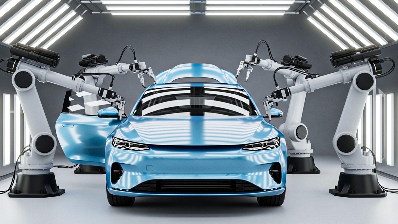 World’s First Self-Assembling Car Factory 🤯 Cars That Build Themselves! #thefactorynarrative