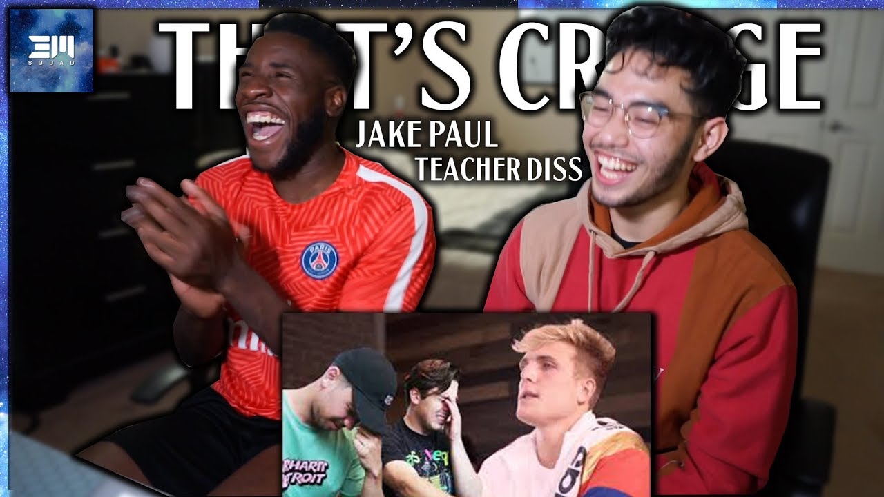 WATCHING THAT'S CRINGE: Jake Paul Teacher Diss - 3mSquad