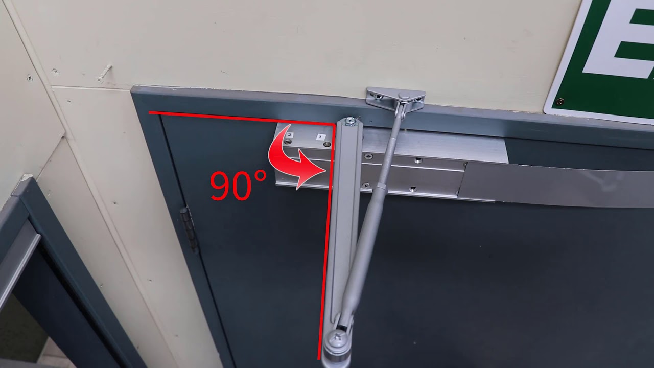 How to Install an Automatic Door Closer | Hydraulic Door Closer Standard Installation