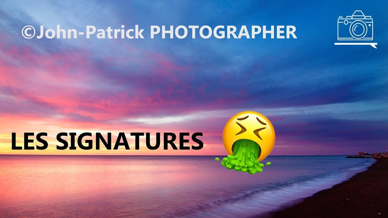 📷 STOP les Signatures MOCHES (et comment protéger VRAIMENT ses photos) !
