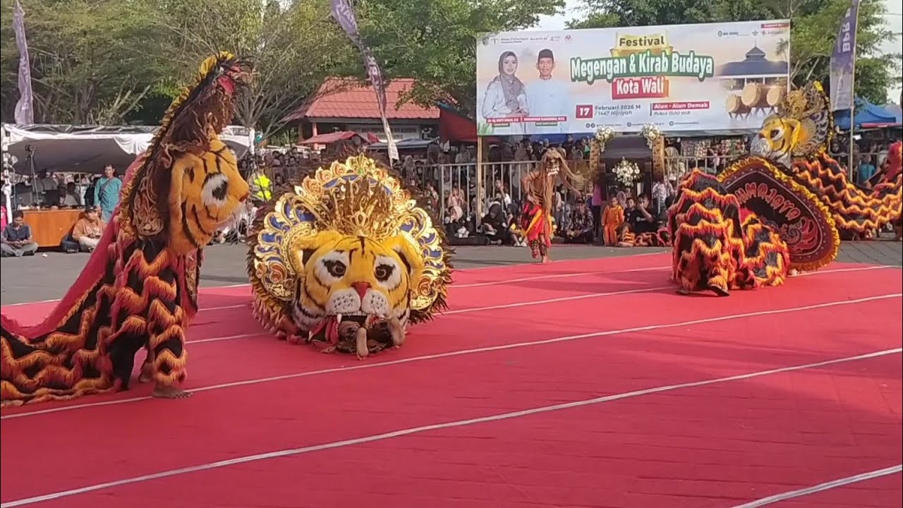 Megengan demak 2026// Buto Dimakan Barongan Kusumojoyo di Alun Alun Demak 