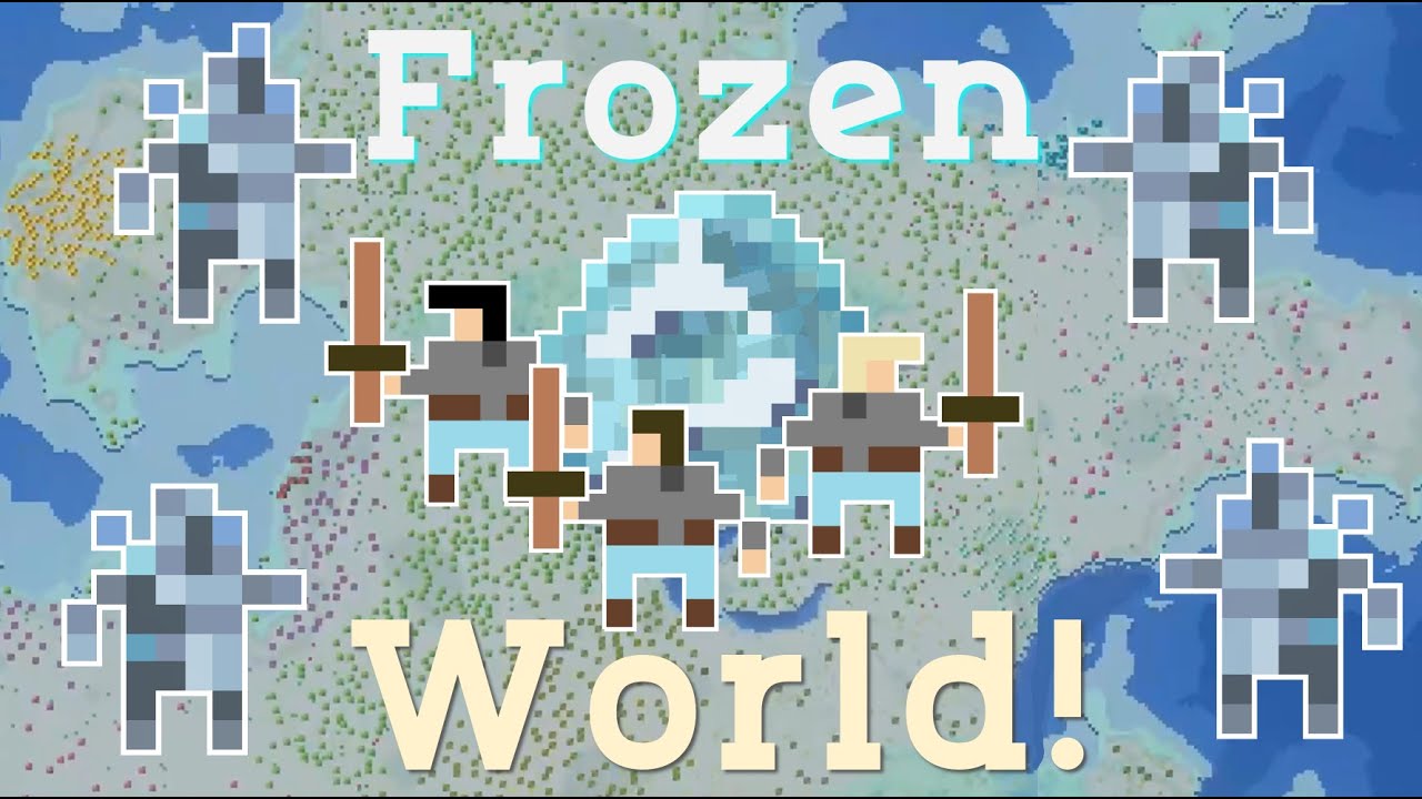 Отчаявшиеся выжившие переживают ЛЕДНИКОВЫЙ ПЕРИОД! &mdash; WorldBox