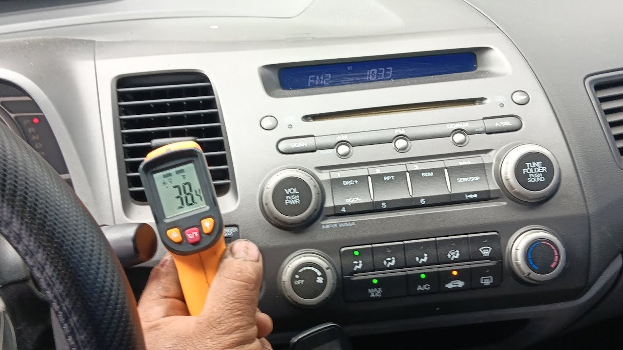 2007 Honda civic no enfria el aire I el compressor eta bueno